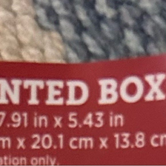 Plaid Storage Box - Picture 10 of 10